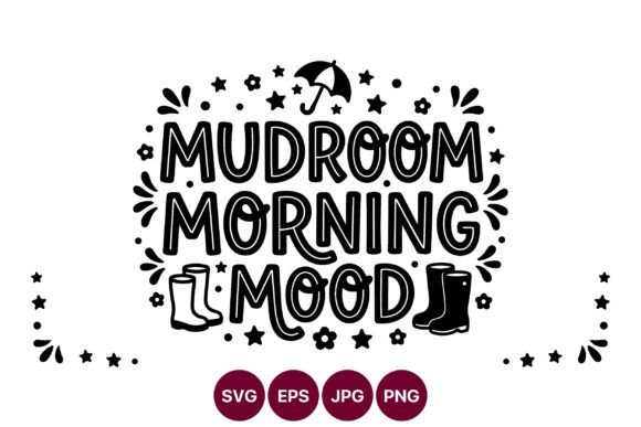 Mudroom Morning Mood Black White: A Study in High-Contrast Design