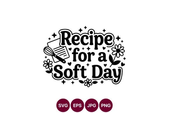 Recipe for a Soft Day Whisk Flowers: A Visual Guide to Handwritten Vector Art
