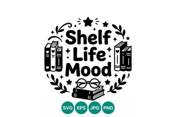 Shelf Life Mood Book Quote Vector: A Visual Narrative of Literary Atmosphere