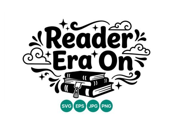 The Reader Era: Celebrating Literature Through Timeless Black and White Vector Art