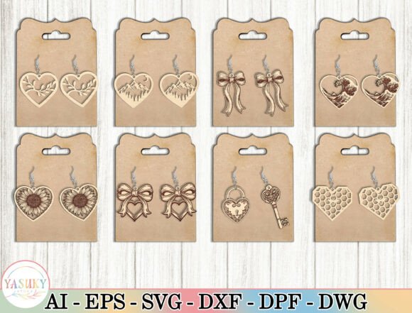 Valentine Earrings Laser Cut File Svg: A Strategic Asset for Craft Entrepreneurs