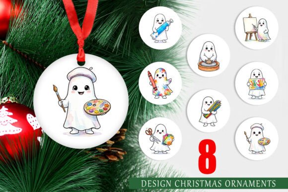 Watercolor Art Ghost Ornament: A Creative Holiday Design Guide
